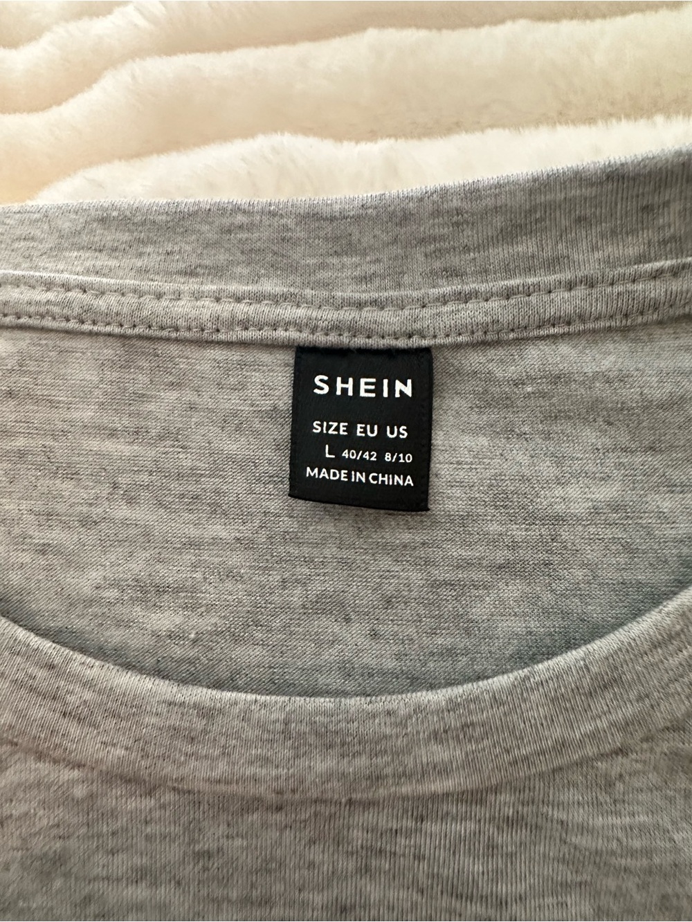 SHEIN Gray Leopard Heart Two-Piece Skirt Set - Picture 3 of 5